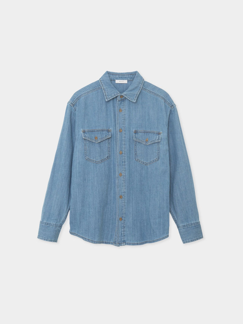 LONG SLEEVE DENIM SHIRT