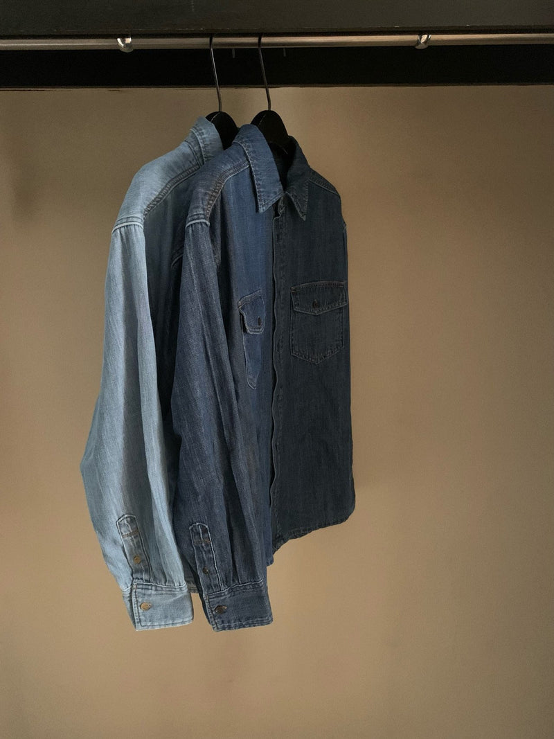 LONG SLEEVE DENIM SHIRT