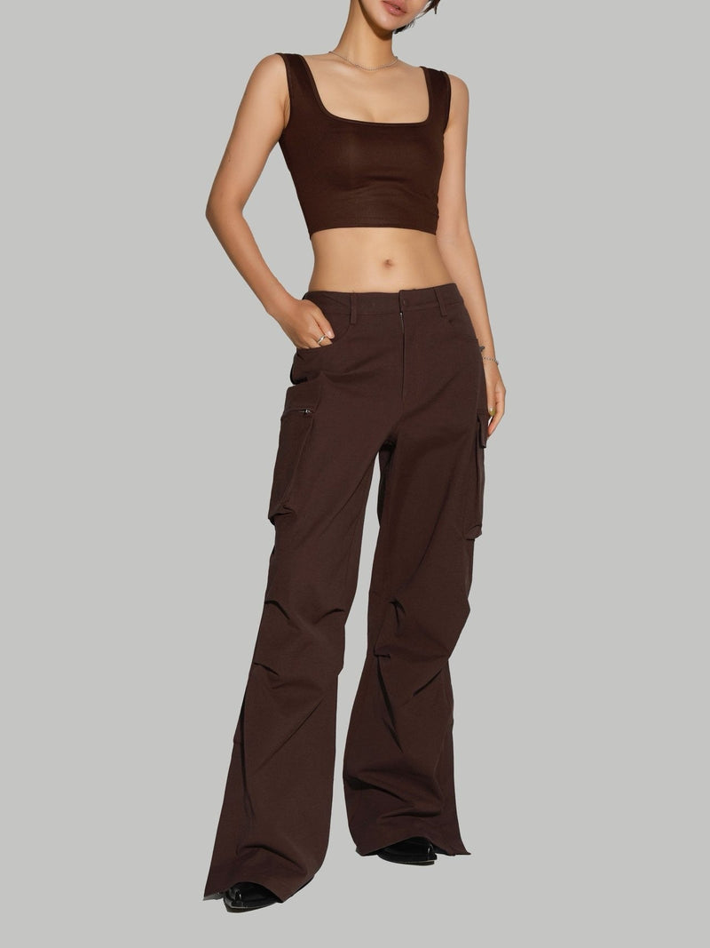 LUXE HEAVY TEXTURE CARGO PANTS