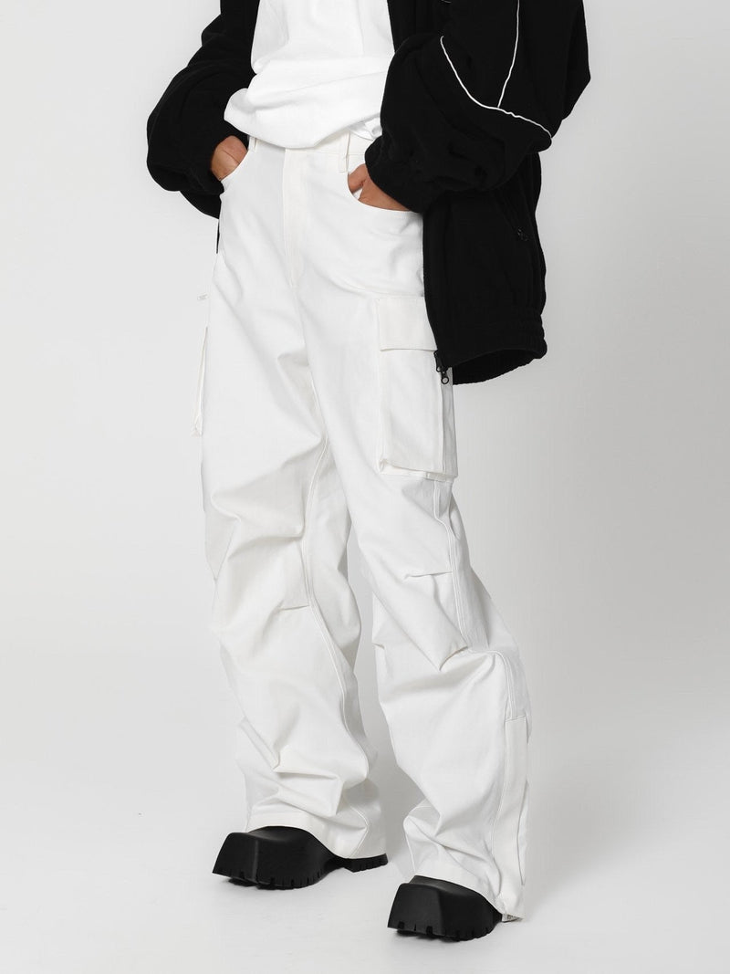 LUXE HEAVY TEXTURE CARGO PANTS