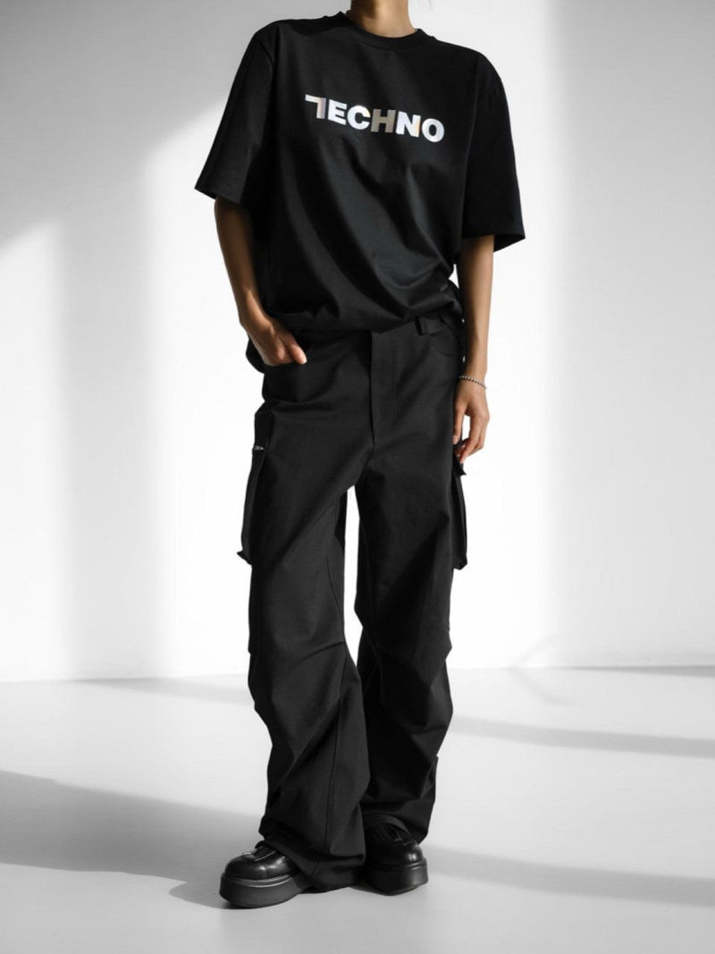 LUXE HEAVY TEXTURE CARGO PANTS