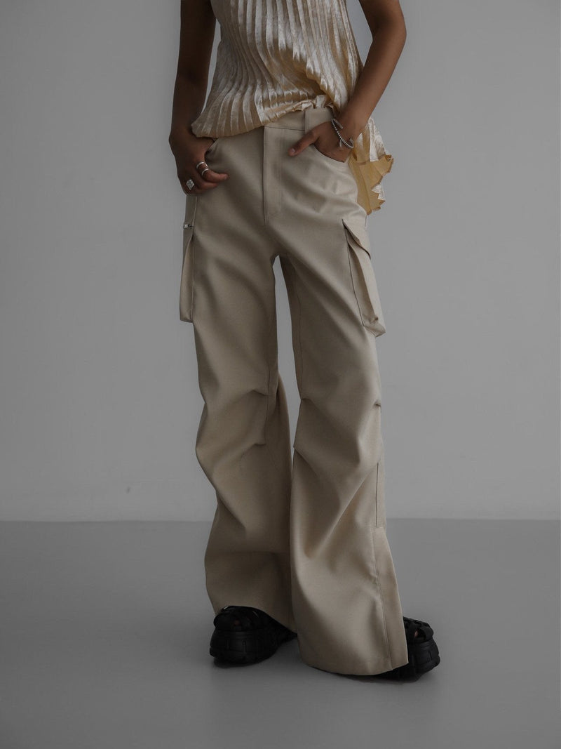 LUXE HEAVY TEXTURE CARGO PANTS