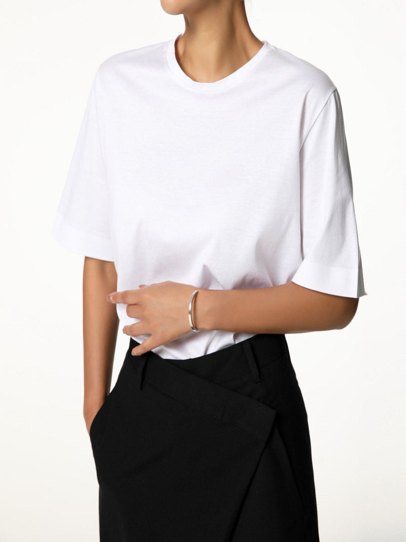 LUXE SILKET BASIC T-SHIRT