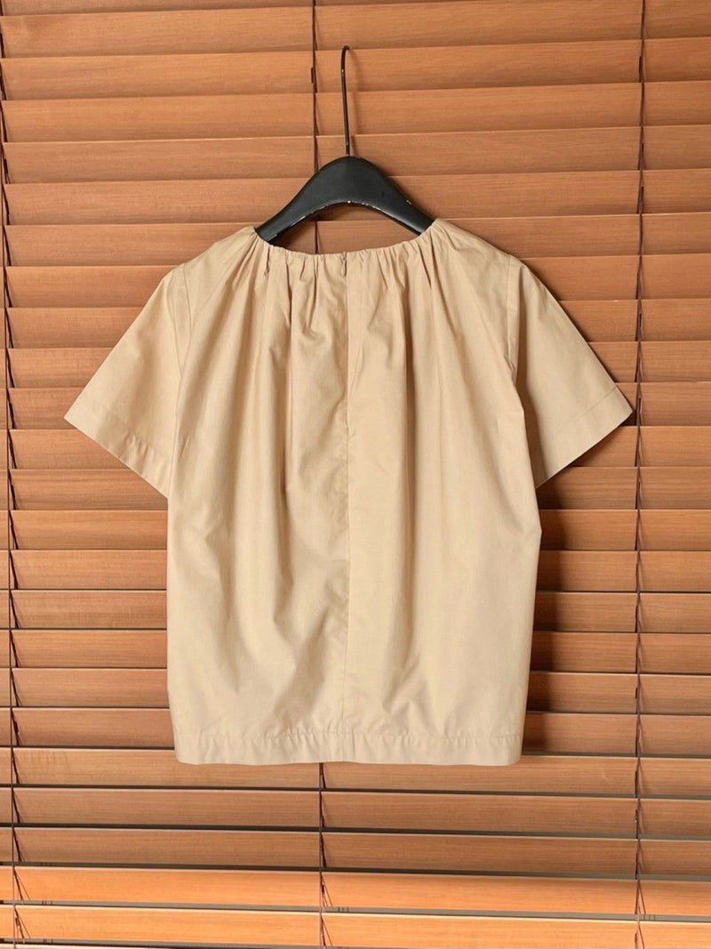 MARVILLE SHIRRING BLOUSE