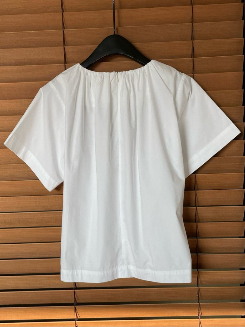 MARVILLE SHIRRING BLOUSE