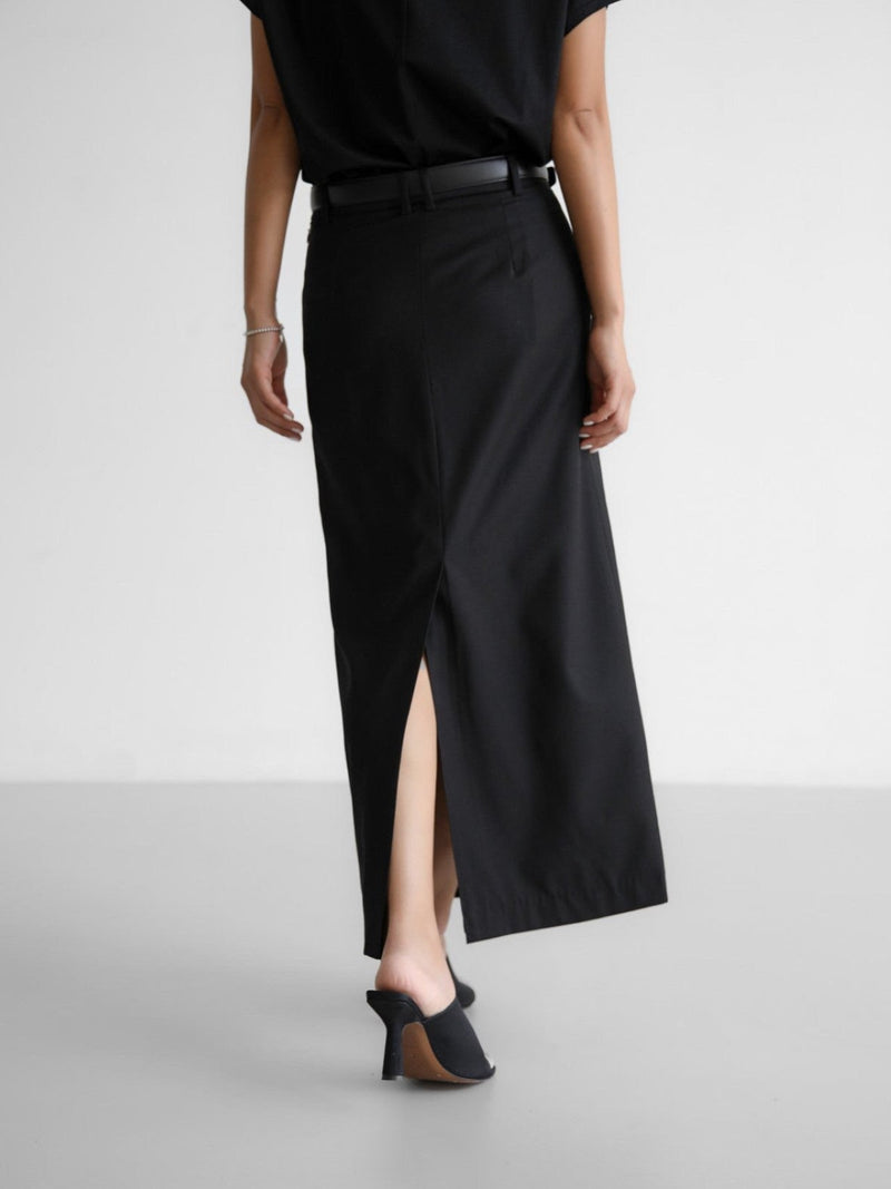 MAXI STRAIGHT PENCIL SKIRT