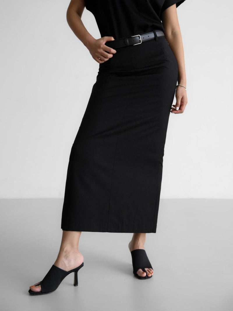 MAXI STRAIGHT PENCIL SKIRT