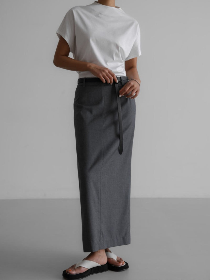 MAXI STRAIGHT PENCIL SKIRT