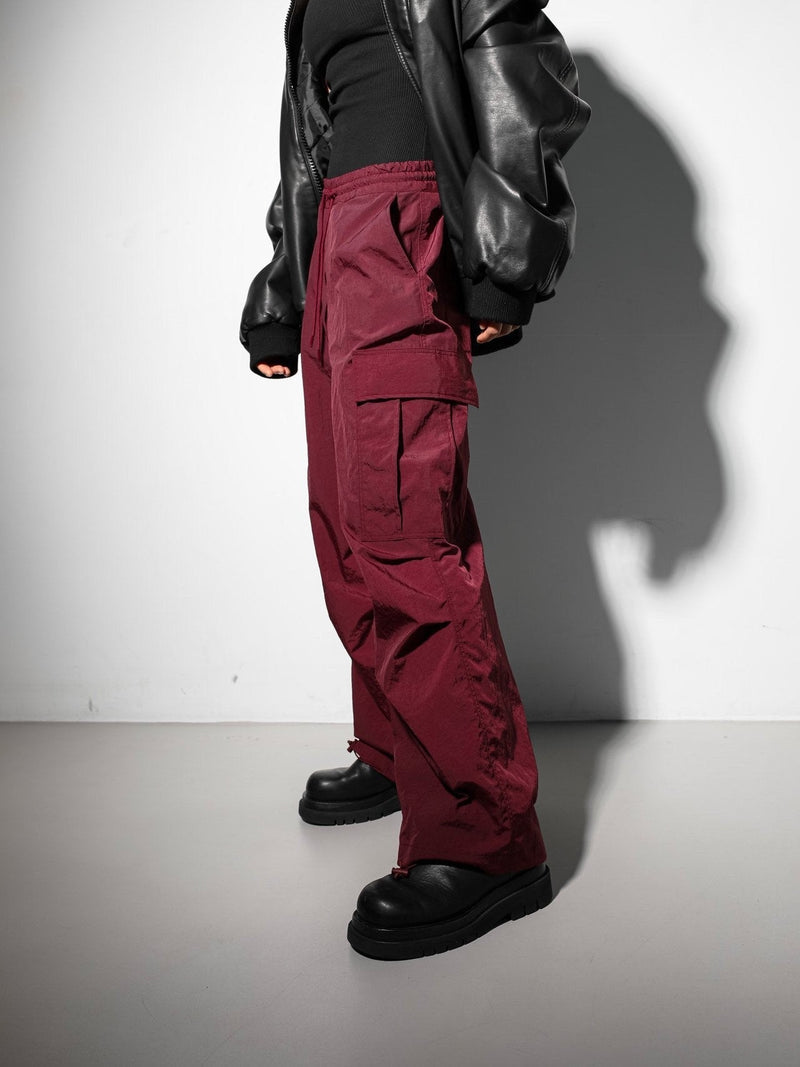 NYLON TECHNICAL CARGO JOGGER PANTS