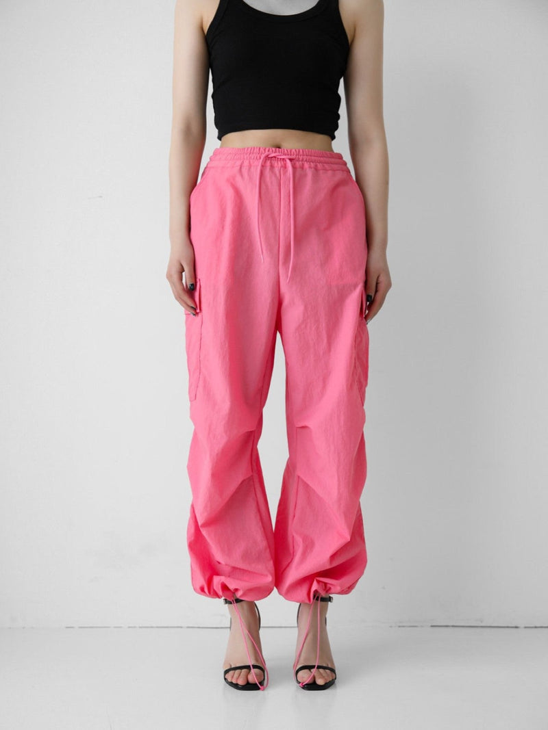 NYLON TECHNICAL CARGO JOGGER PANTS