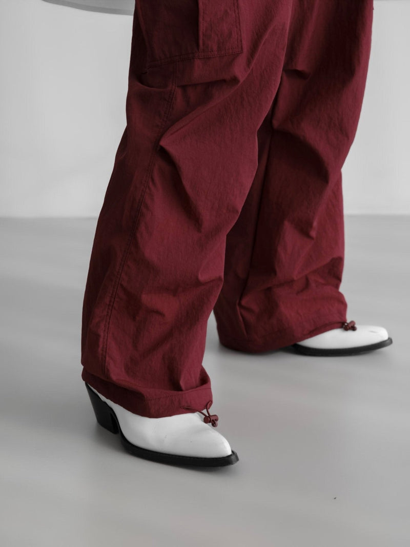 NYLON TECHNICAL CARGO JOGGER PANTS