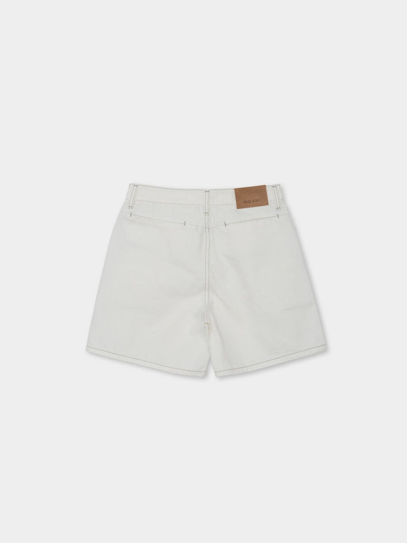 PREMIUM DENIM SHORTS WITH HIDDEN POCKET