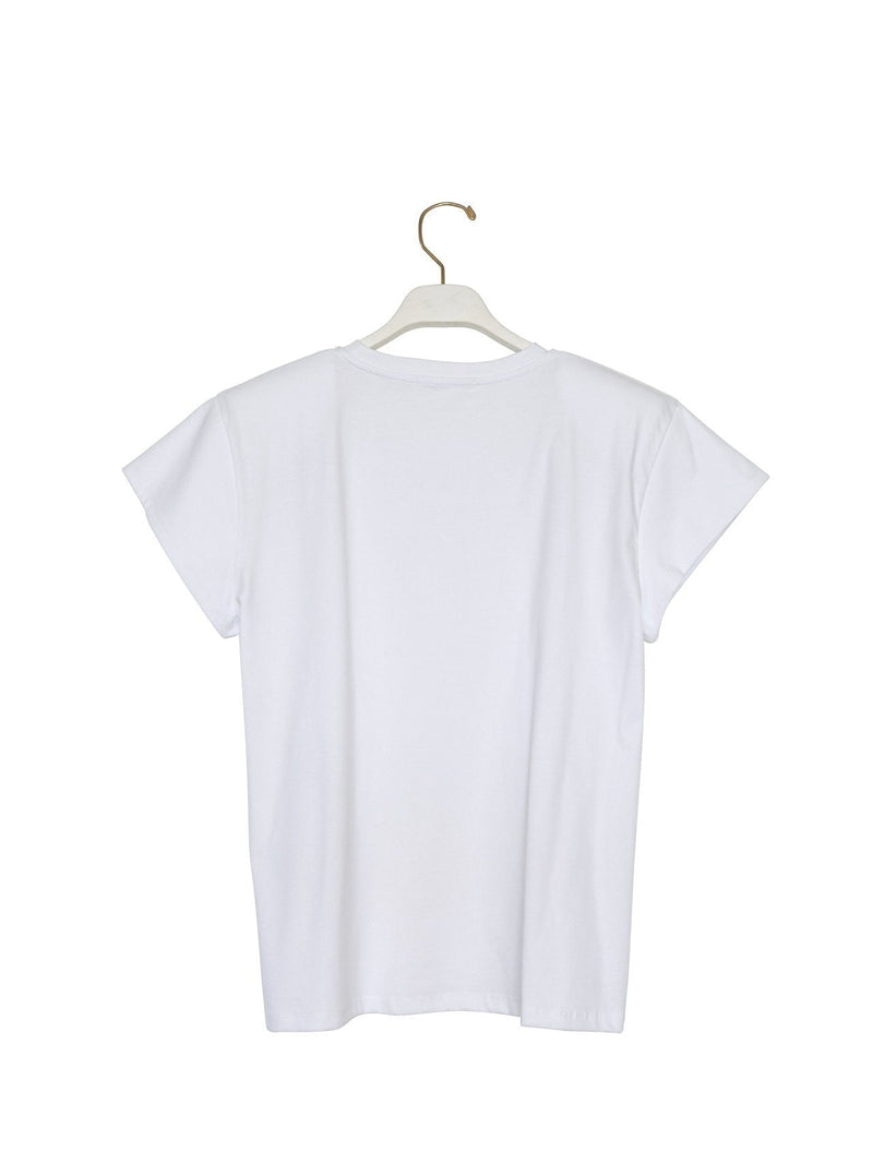 PREMIUM COTTON CLASSIC SLIM PADDED T-SHIRT