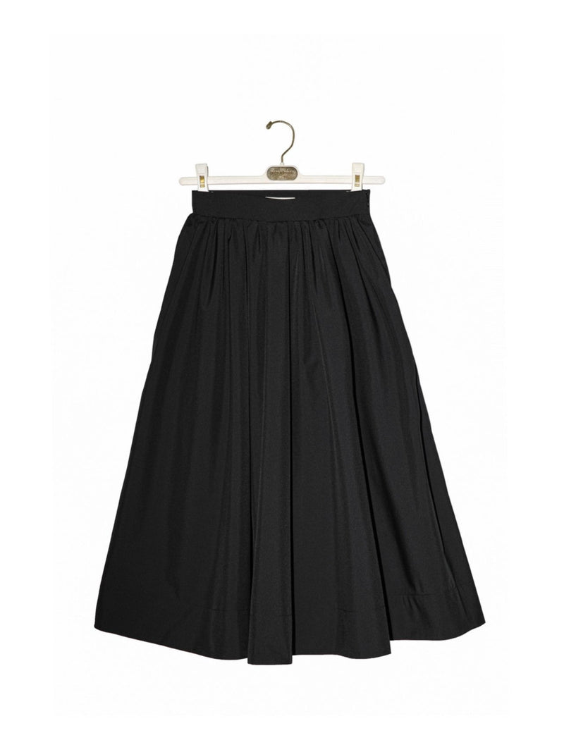 ROMANTIC PLEATED FLARED SKIRT