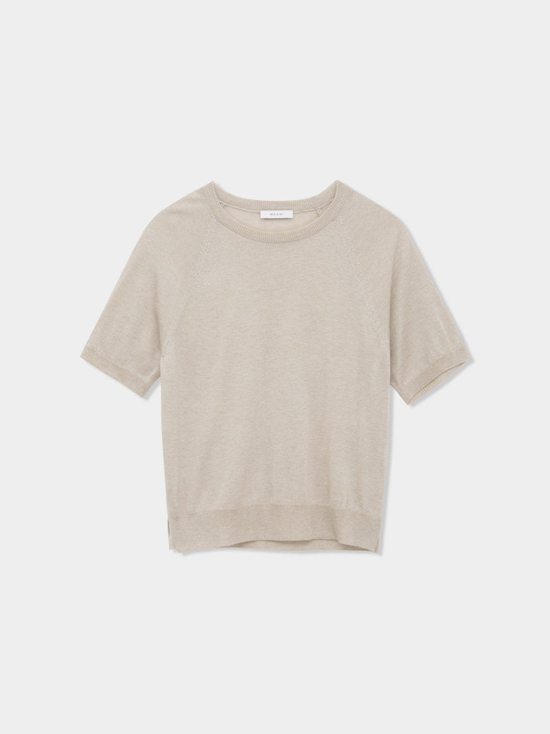 SILKWOOL ROUND NECK KNIT