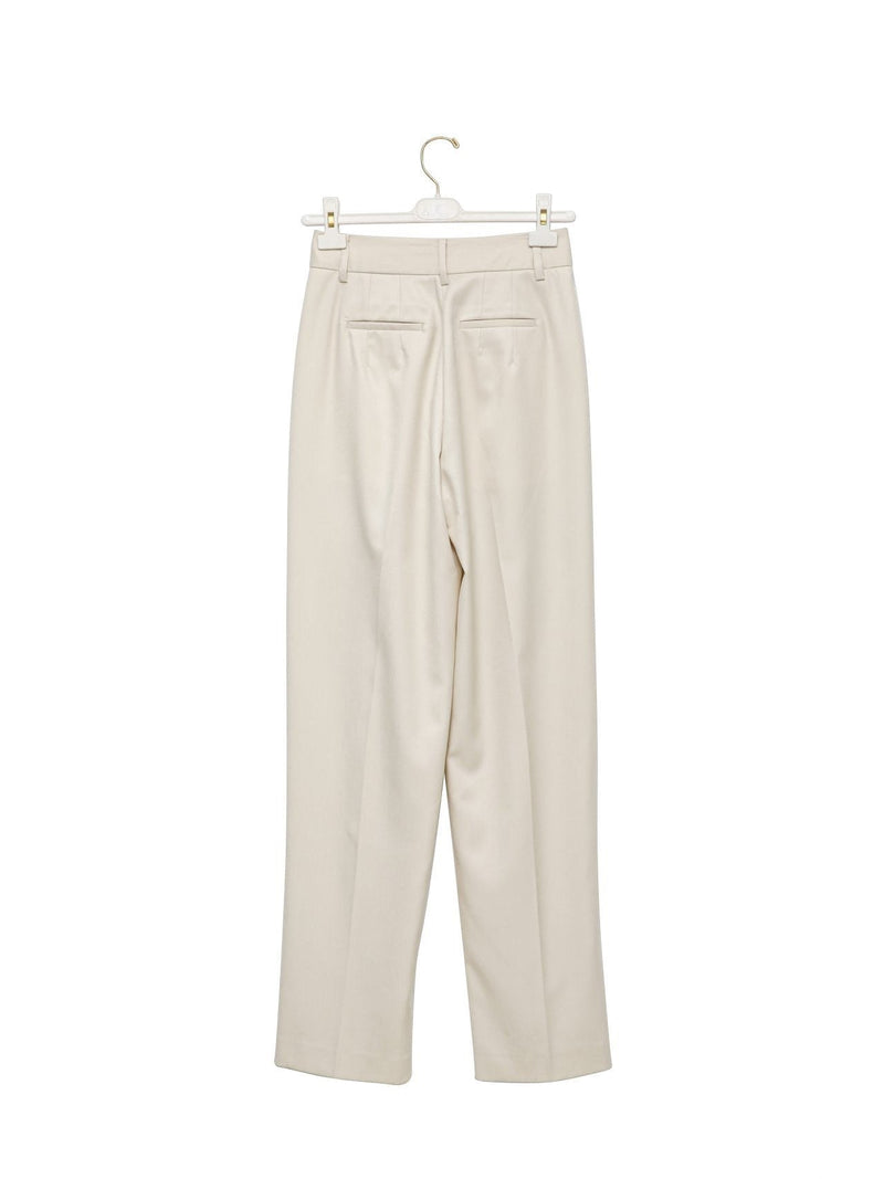 SOFT TOUCH PIN TUCK WIDE TROUSERS