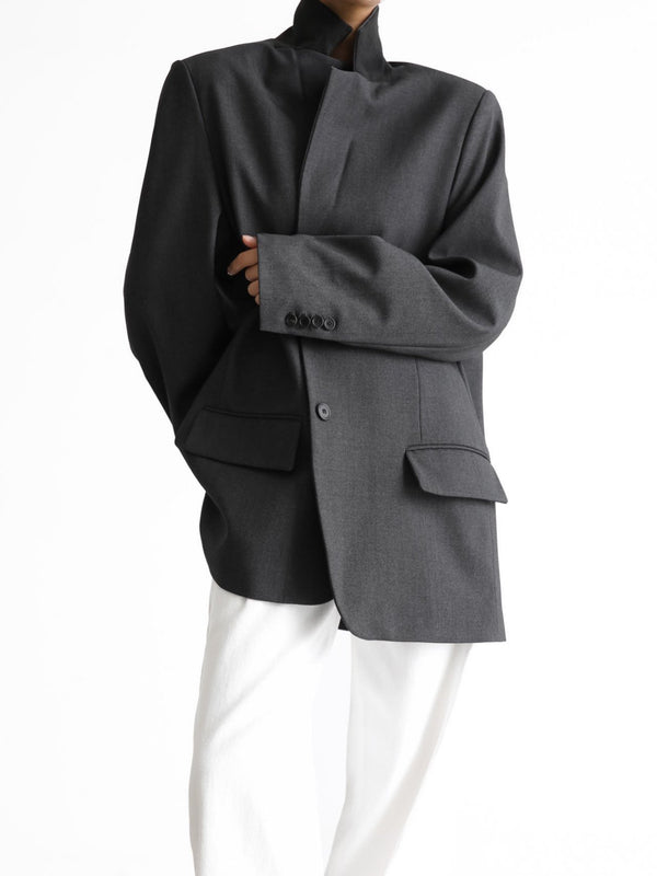 CLASSIC TWO-BUTTON SINGLE BREASTED BLAZER