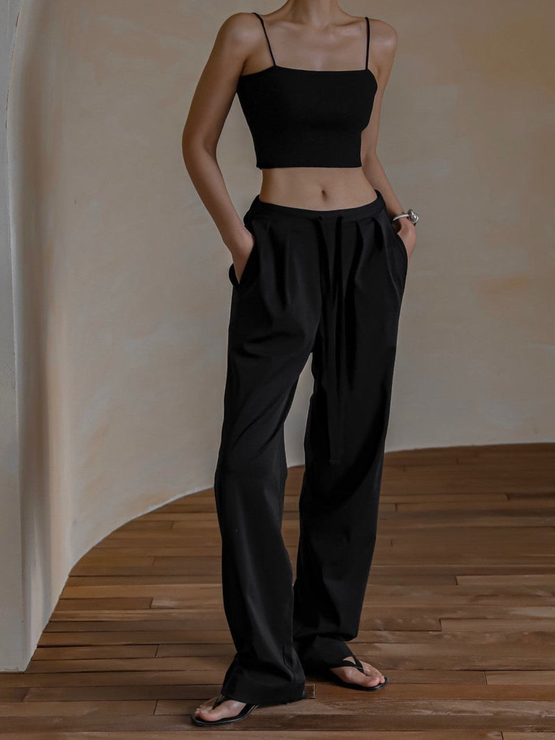 TWO PIN TUCK LOUNGE TROUSERS