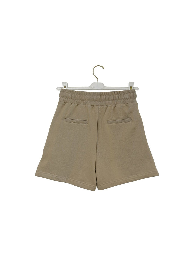 TWO TUCK DETAIL SWEAT SHORTS