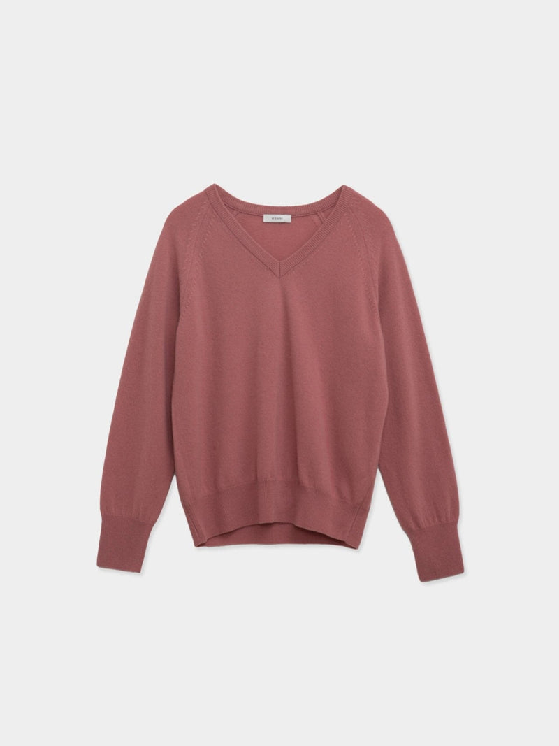 V NECK WOOL CASHMERE KNIT