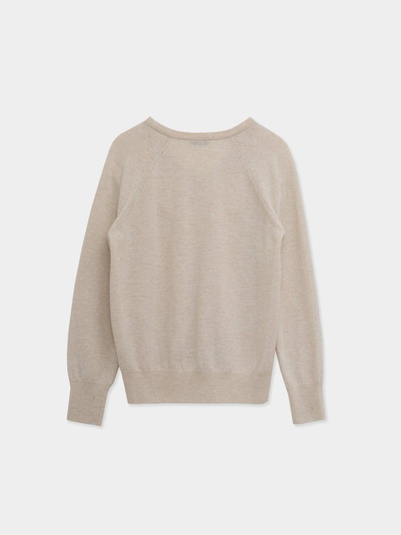 V NECK WOOL CASHMERE KNIT