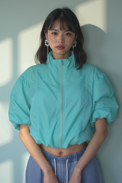 PUFF TECH CROP JACKET