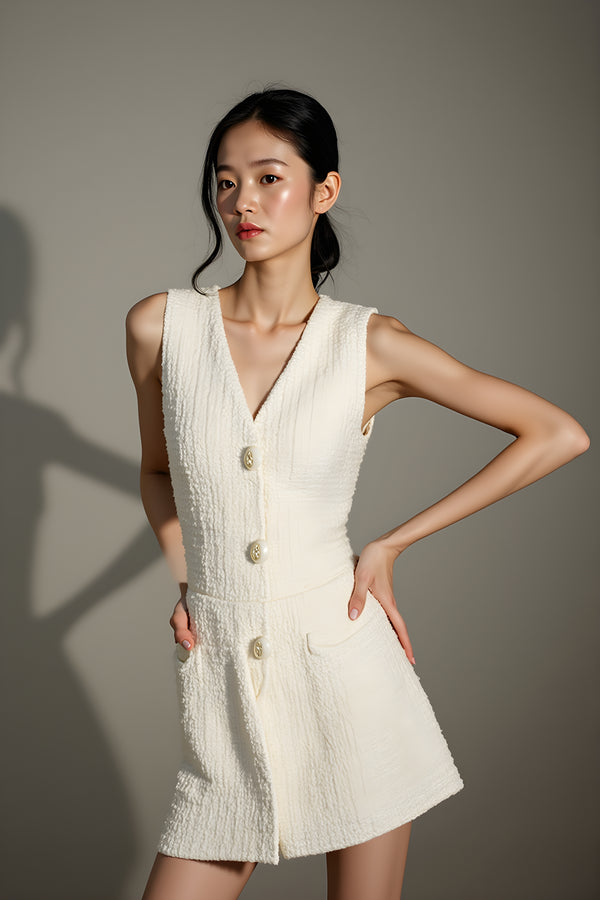 MONARCH TEXTURED TWEED VEST SET