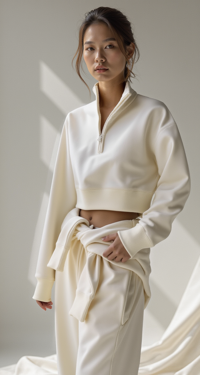 HALF ZIP LOUNGE SET
