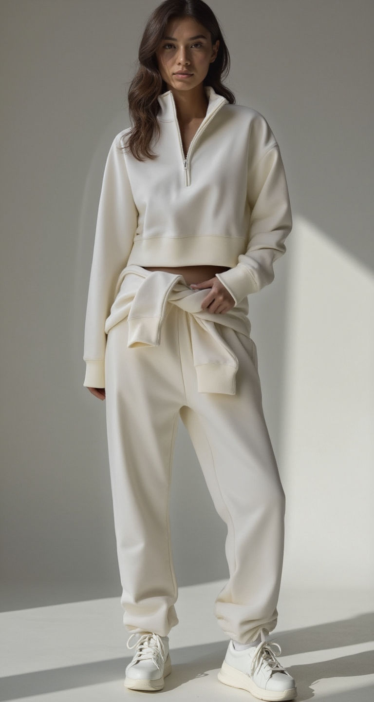 HALF ZIP LOUNGE SET