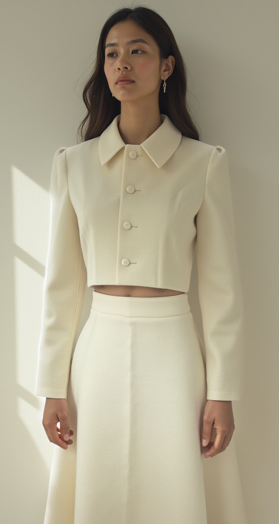 スーツ Premium Anish Double Button Jacket+Midi Skirt TwoPiece Setup Premium Anish Double Button Jacket+Midi Skirt TwoPiece Setup