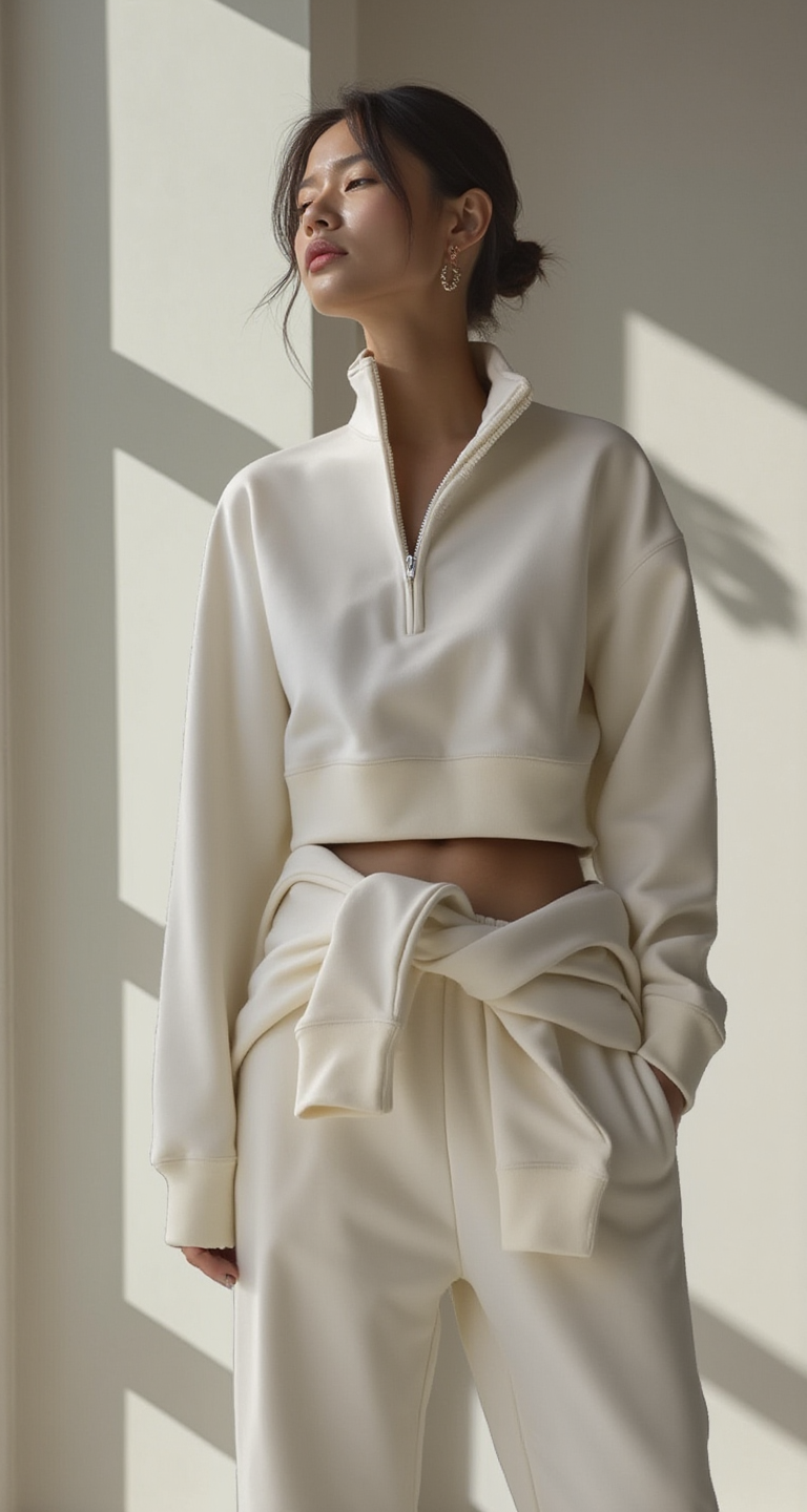 HALF ZIP LOUNGE SET