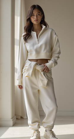 HALF ZIP LOUNGE SET