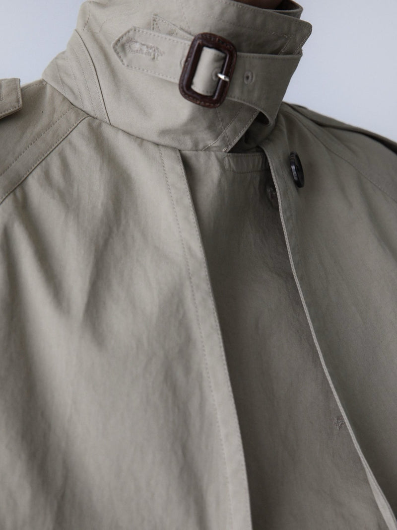 OVERSIZED CROPPED TRENCH COAT