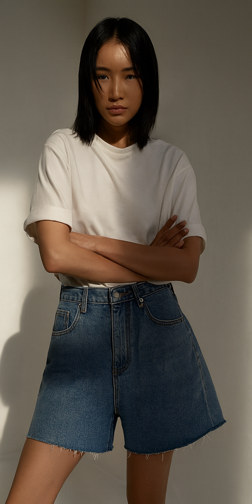 LOW TIDE CROP SHORTS