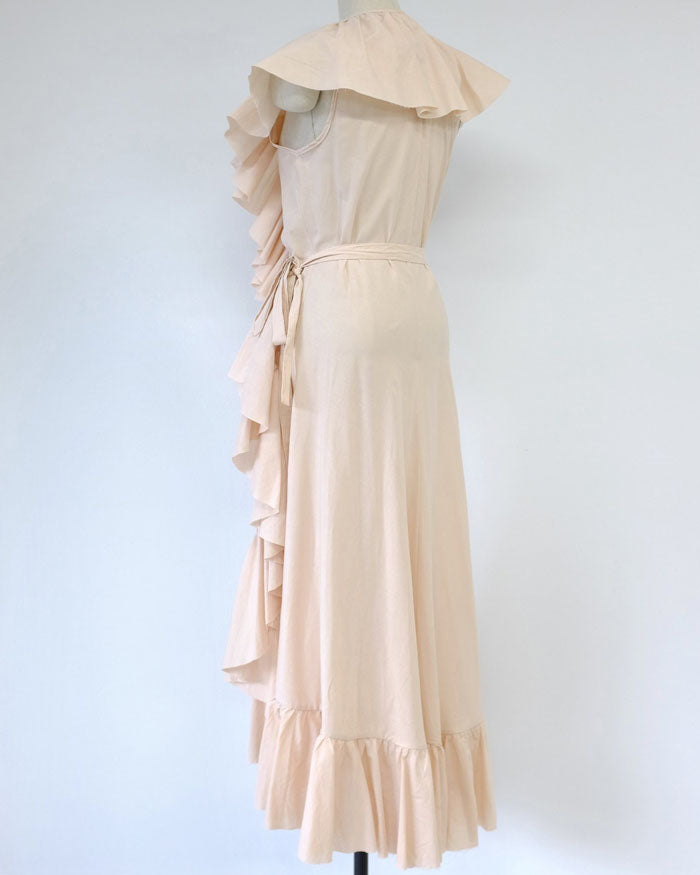 RUFFLE MAXI DRESS