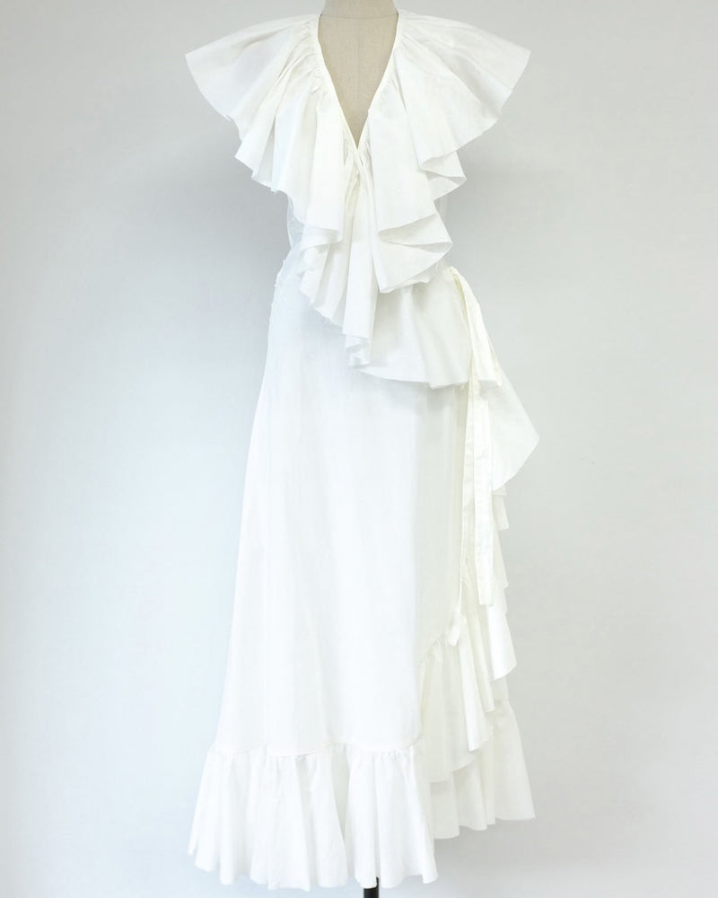 RUFFLE MAXI DRESS