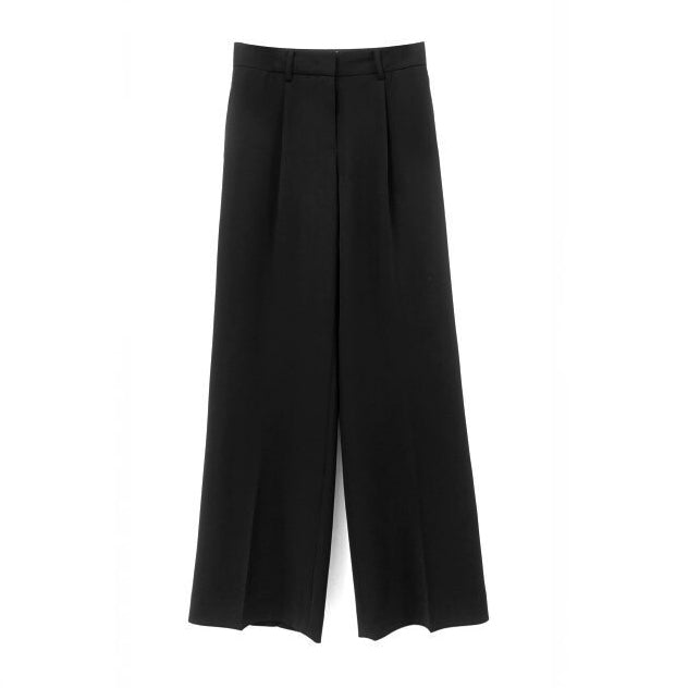 WIDE PINTUCK TROUSERS