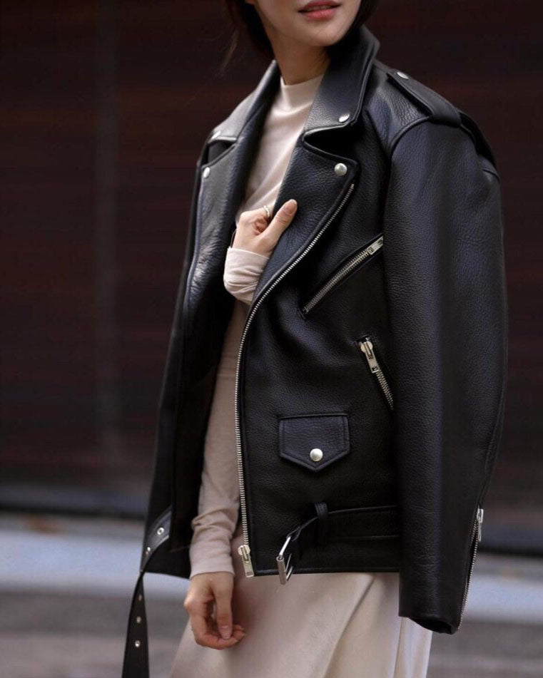 ULTIMATE LOOSE FIT LEATHER JACKET