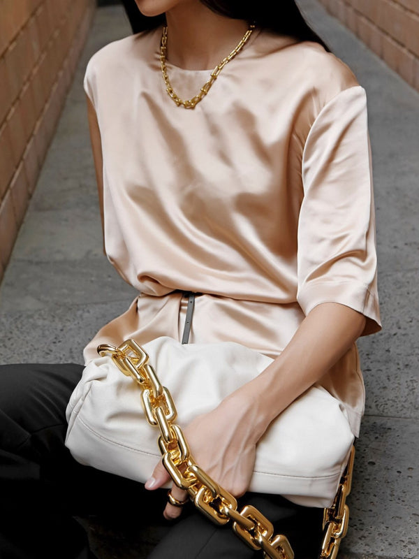 LUXE SATIN BLOUSE