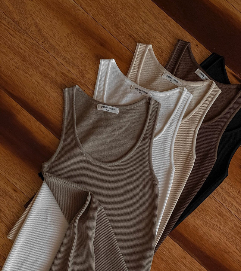 CLASSIC RIBBED KNIT TANK