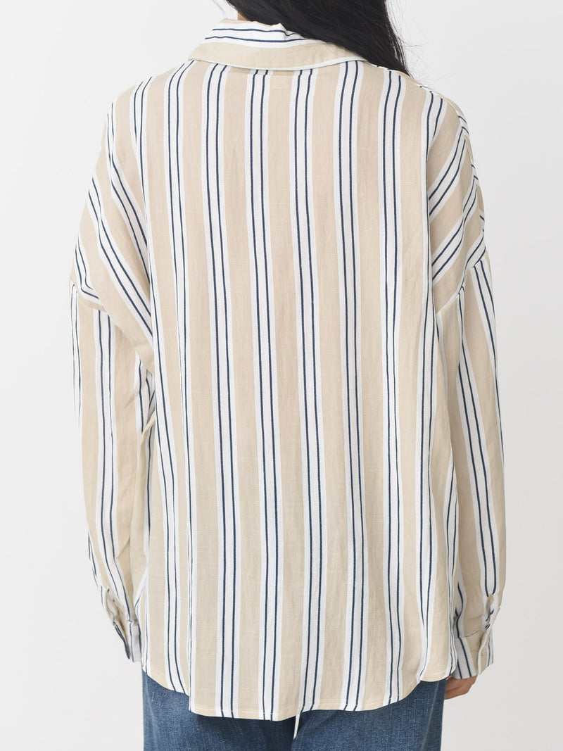 STRIPED LONG SLEEVE SHIRT