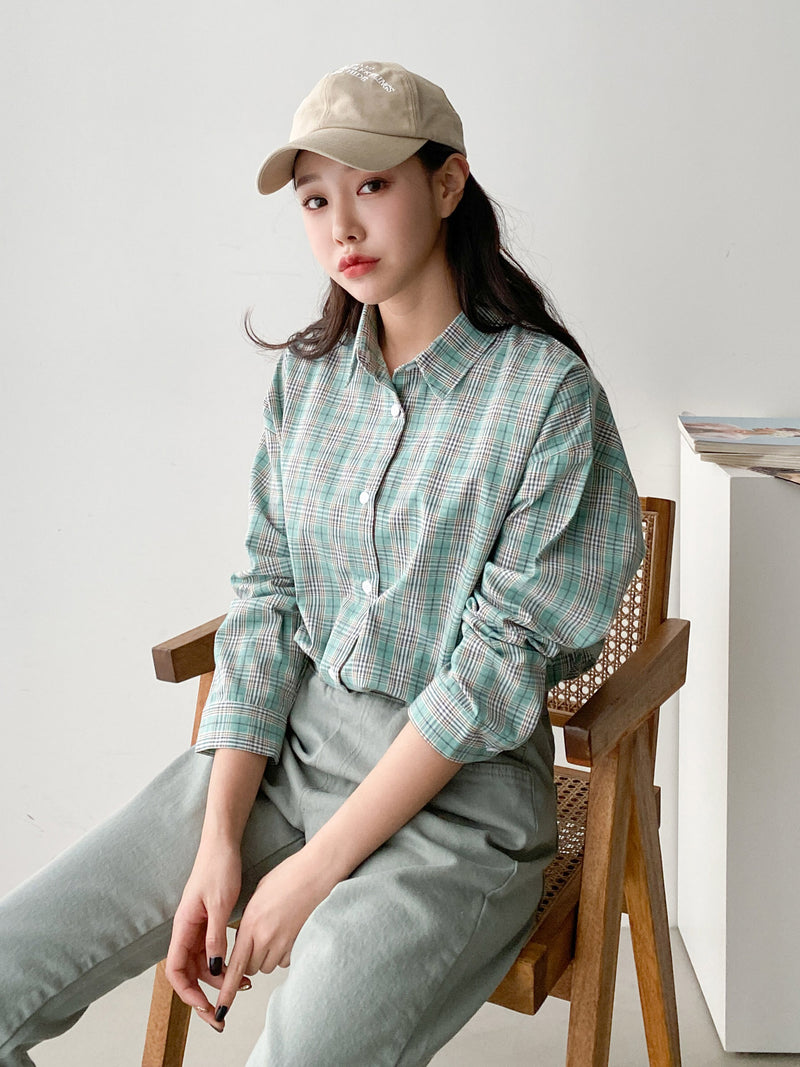 CLASSIC OVERSIZED CHECK SHIRT