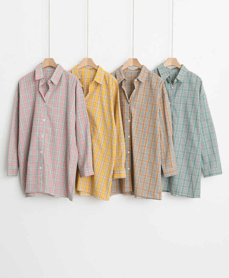 CLASSIC OVERSIZED CHECK SHIRT