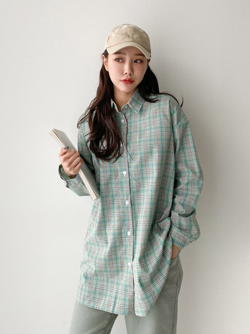 CLASSIC OVERSIZED CHECK SHIRT
