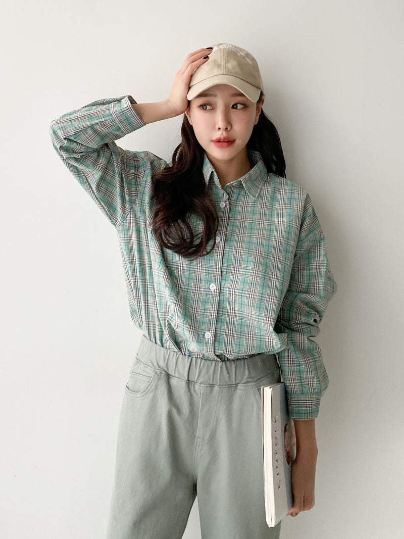CLASSIC OVERSIZED CHECK SHIRT