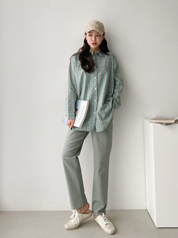 CLASSIC OVERSIZED CHECK SHIRT