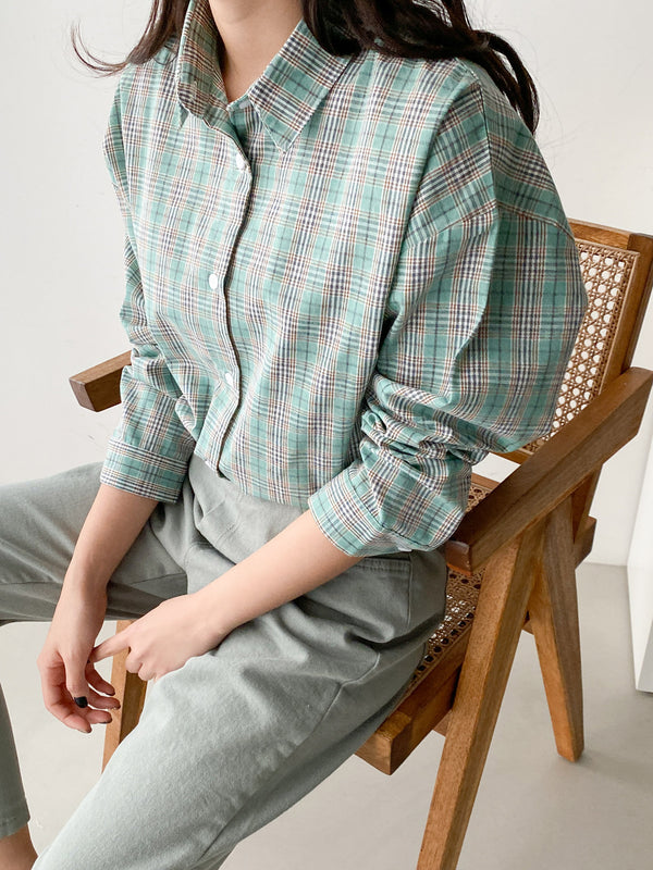 CLASSIC OVERSIZED CHECK SHIRT