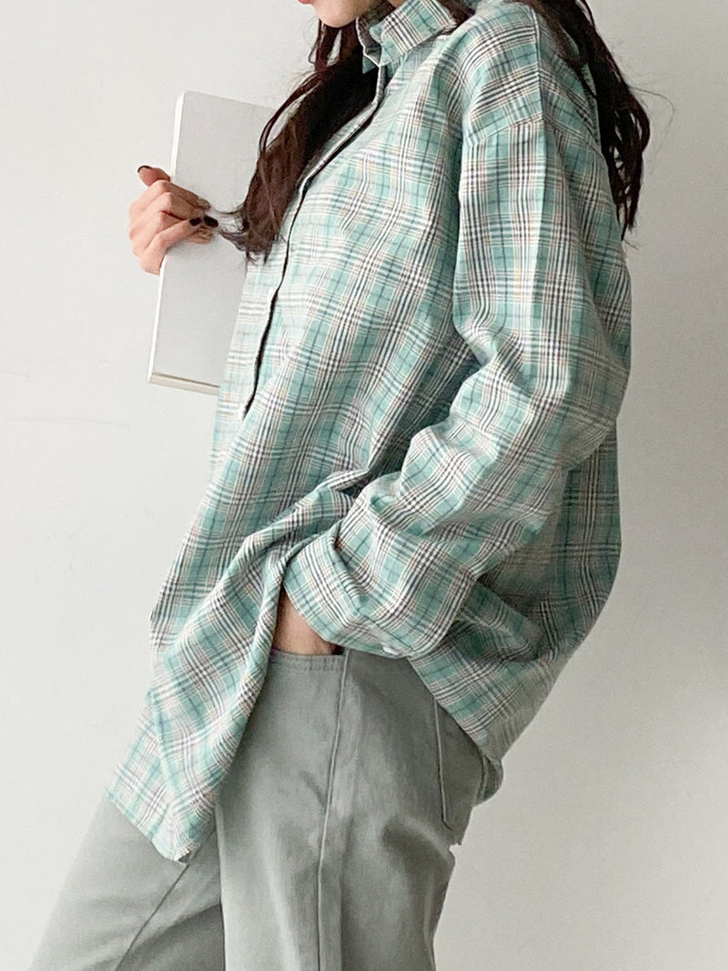 CLASSIC OVERSIZED CHECK SHIRT