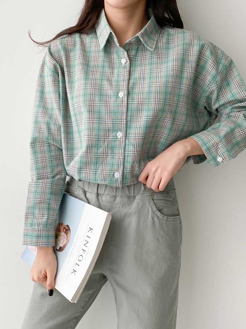 CLASSIC OVERSIZED CHECK SHIRT