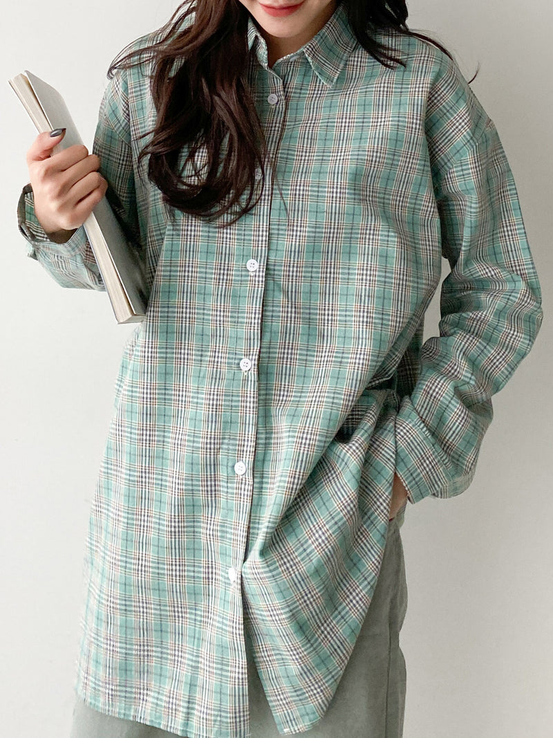CLASSIC OVERSIZED CHECK SHIRT